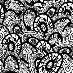abstract hand drawn seamless background pattern N6
