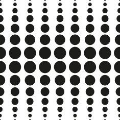 Vector halftone seamless pattern Abstract dotted black and white background N3