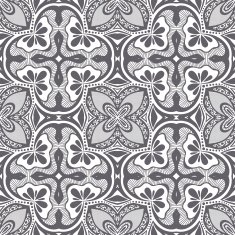 Seamless Vintage Lace Pattern (Vector) N86