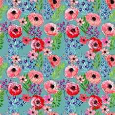 Seamless Floral Pattern N715