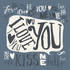 Set of labels for design love N3
