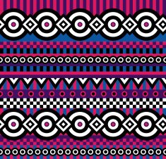 vivid pop art pattern