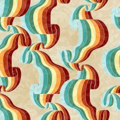 Seamless vintage stripes pattern on paper texture N2