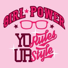 Girl power t-shirt design