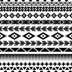 Aztec seamless pattern N30