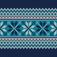 Vintage Sweater Design Seamless Pattern
