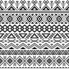 Aztec seamless pattern N33