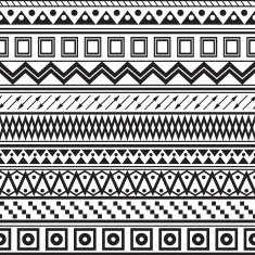 Aztec seamless pattern N36
