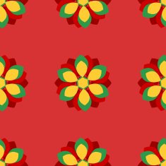 Geometric seamless pattern N125