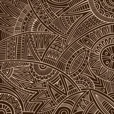 Abstract deco vector tribal ethnic background N3