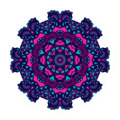 color circular ornament