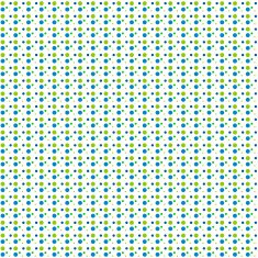 Seamless polka dots background in blue and green
