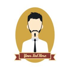 gentleman cartoon avatar N50