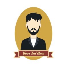 gentleman cartoon avatar N51