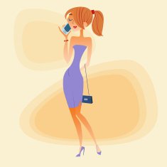 Young woman talking on the phone