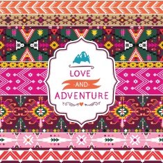 Seamless pattern in native american style N3