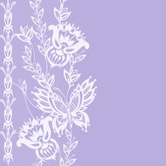 Abstract lace with elements of butterflies and flowers N12