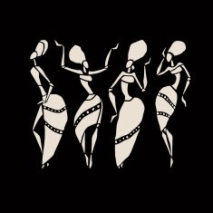 African silhouette set N19