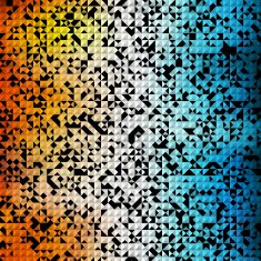 Vector summer pattern of geometric shapes N8