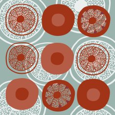 stylized orange segments N2