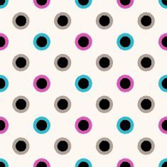 seamless scribble polka dots pattern N3