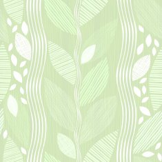 Seamless pattern of abstract leaves