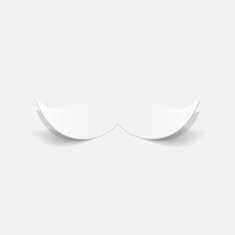 realistic design element mustache N28