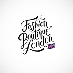 Fashion Boutique London Concept on White