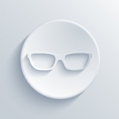 vector modern glasses light icon