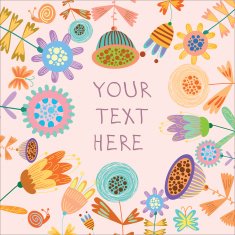 Beautiful floral background N25
