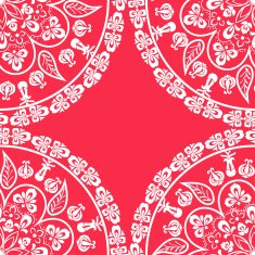 beautiful floral pattern N8