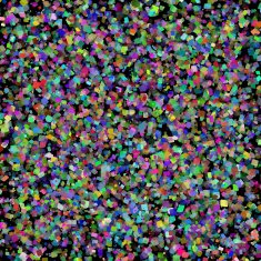 pattern with random different color confetti