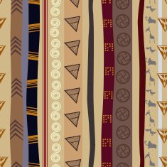 Seamless texture with animals motifs