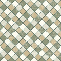 Geometric pattern with squares and triangles