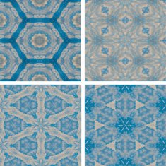 set of abstrack blue cloud and snow seamless colorful background N7