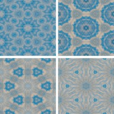 set of abstrack blue cloud and snow seamless colorful background N9