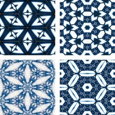 set of abstrack blue cloud and snow seamless colorful background N10