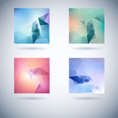 Abstract Blurry Hipster Background With triangles N8