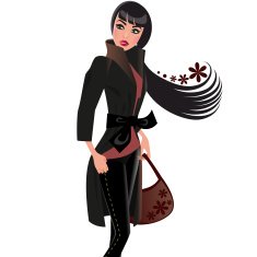 Girl with bag N10