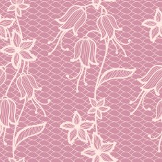 Flower lacy seamless background N28