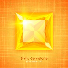 Shiny gemstone on textured background