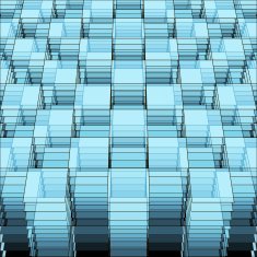 Perspective geometric template
