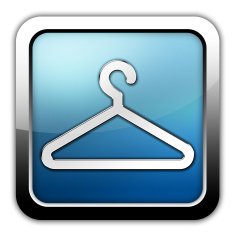 Icon Button Pictogram Coat Hanger N40