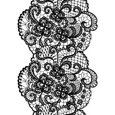 Lacy vintage trim N35