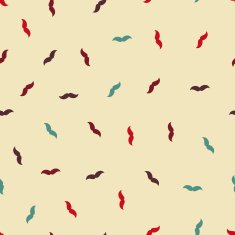 seamless background mustache N10