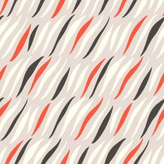 Seamless pattern with abstract geometric waves ornament N6