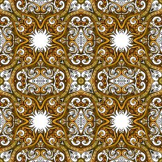 various strips motifs in different color
