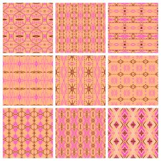 Set of nine tribal patterns N5