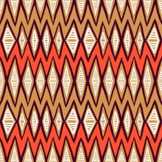 Vector ethnic pattern with zigzag lines N2