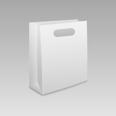 Empty shopping paper bag N3